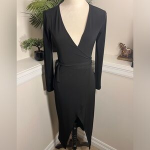 ‼️BOGO SALE‼️Forever 21 Black Wrap Dress Sz S